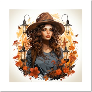 wanderer in autumn Posters and Art